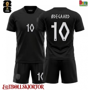 Norge Martin Odegaard #10 Borta Kläder Barn VM 2026 Kortärmad (+ Korta byxor)